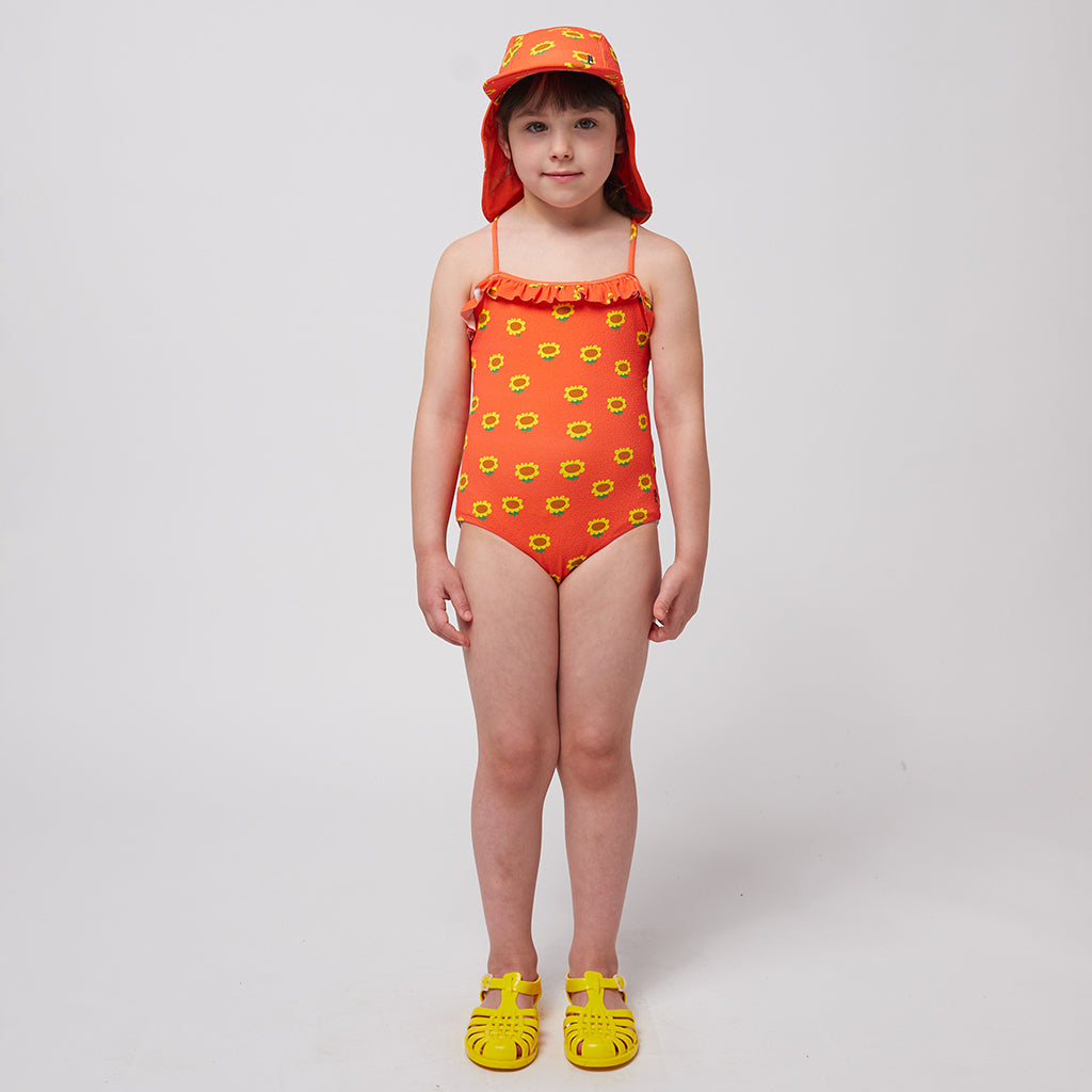 Bobo Choses Child Sunflower All Over Swimsuit Red