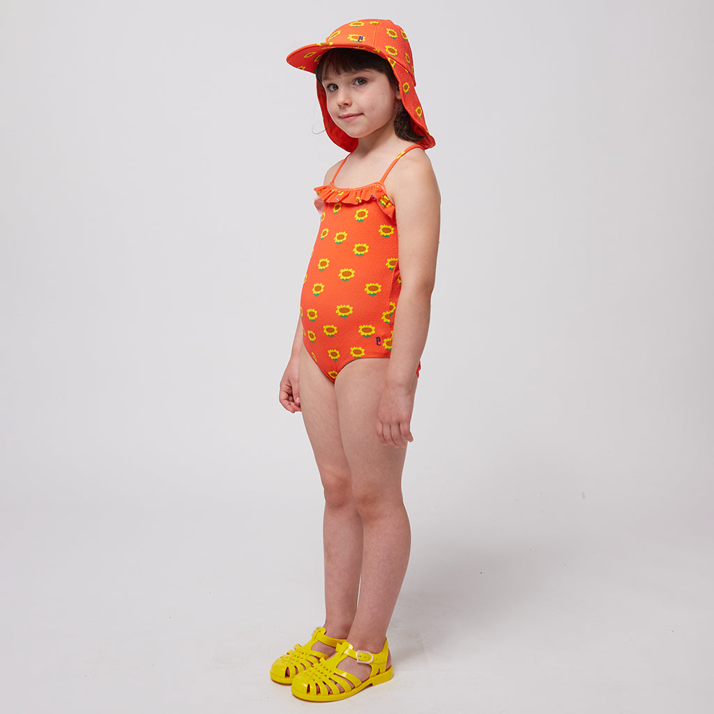Bobo Choses Child Sunflower All Over Swimsuit Red
