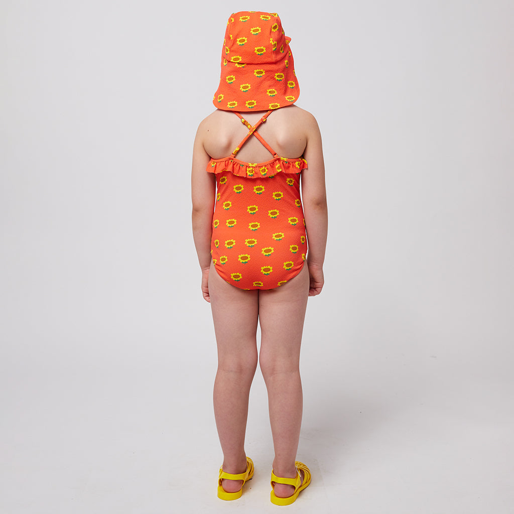 Bobo Choses Child Sunflower All Over Swimsuit Red