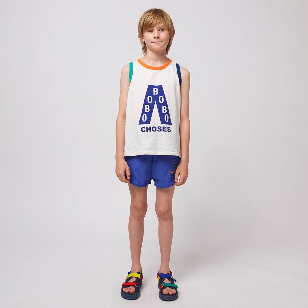 Bobo Choses Child A Day At The Beach Swim Shorts Blue