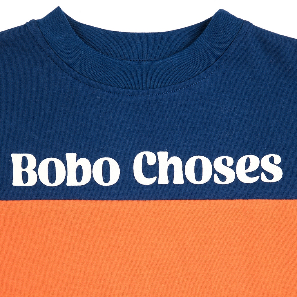 Bobo Choses Child Colour Block T-shirt Navy Blue