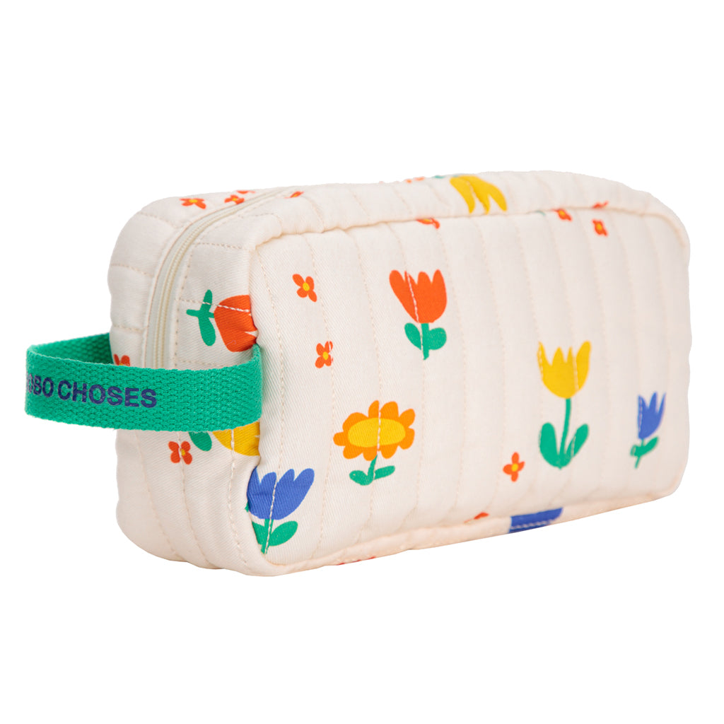 Bobo Choses Garden Party All Over Pouch Cream