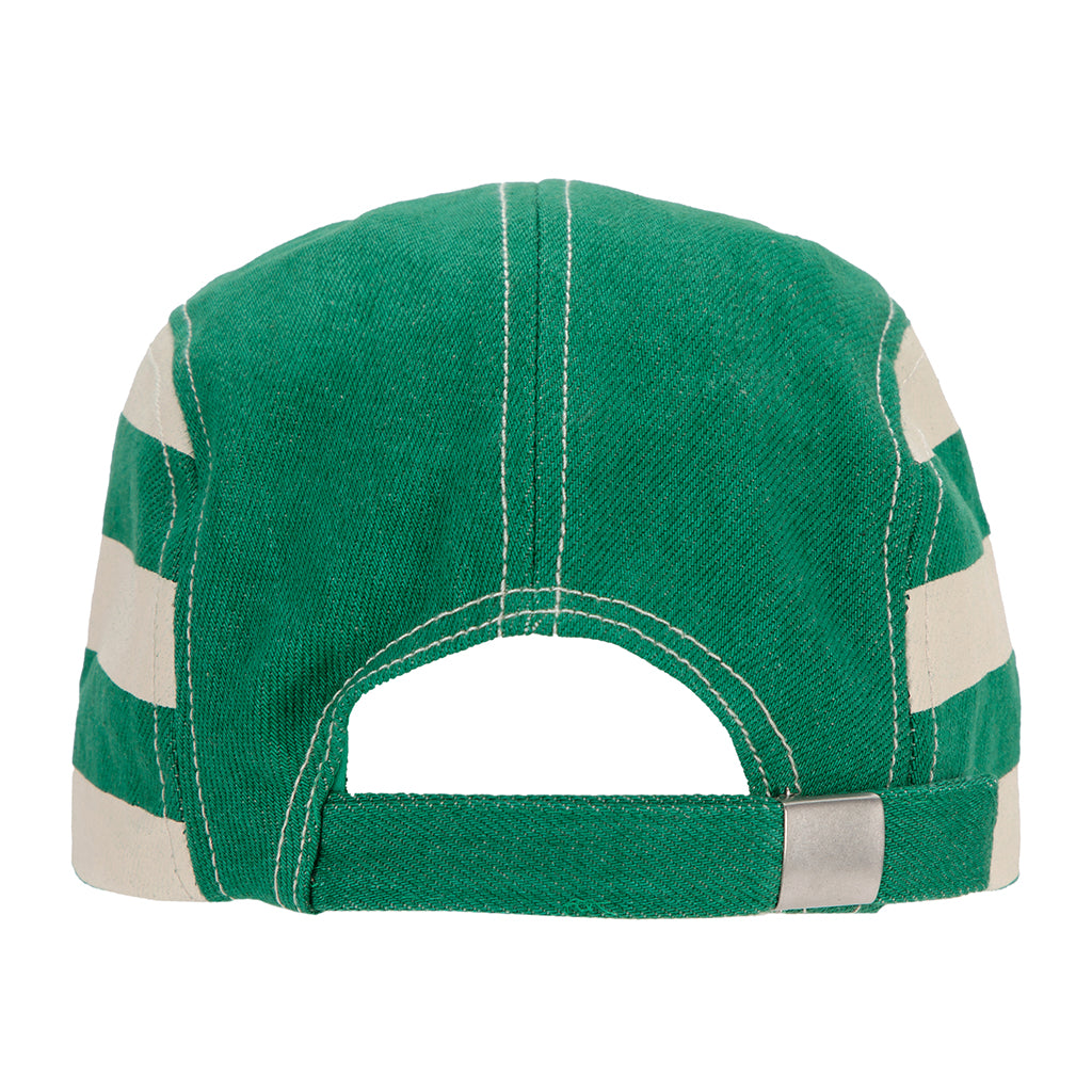 Bobo Choses Child Stripes Cap Light Green