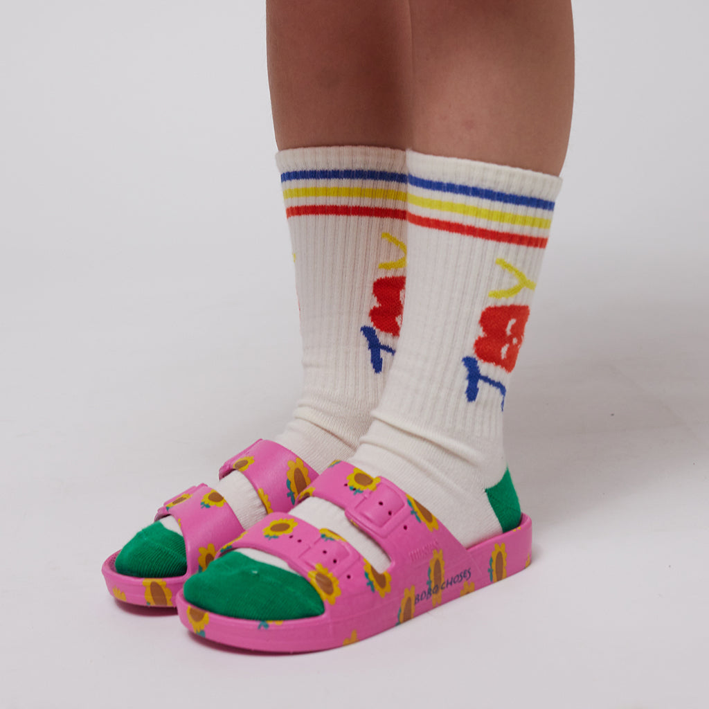 Bobo Choses X Freedom Moses Child Sunflower All Over Sandals Fuchsia Pink