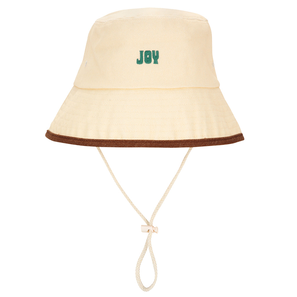 Bobo Choses Unisex Joy Bucket Hat Cream