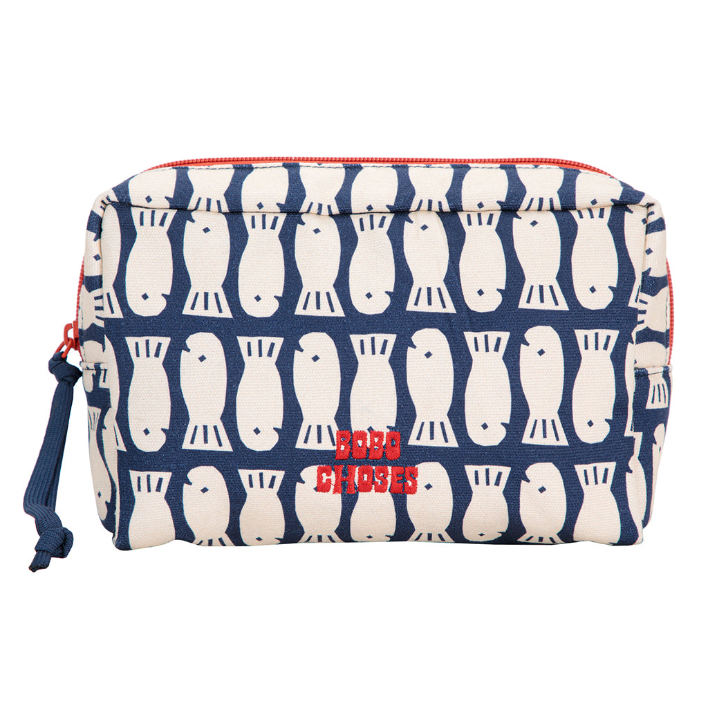 Bobo Choses Lucky Fish All Over Pouch Navy Blue