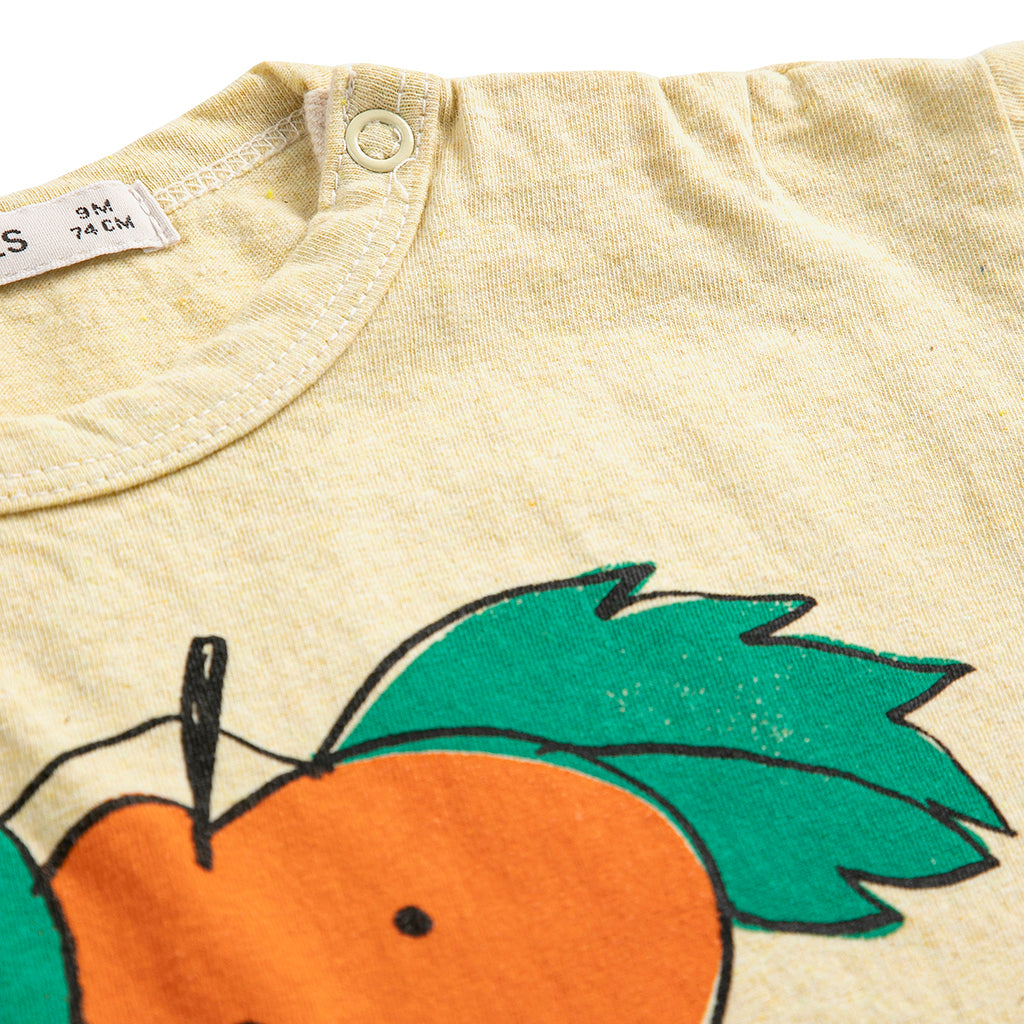 Bobo Choses Baby T-shirt Curious Turnip Print Yellow