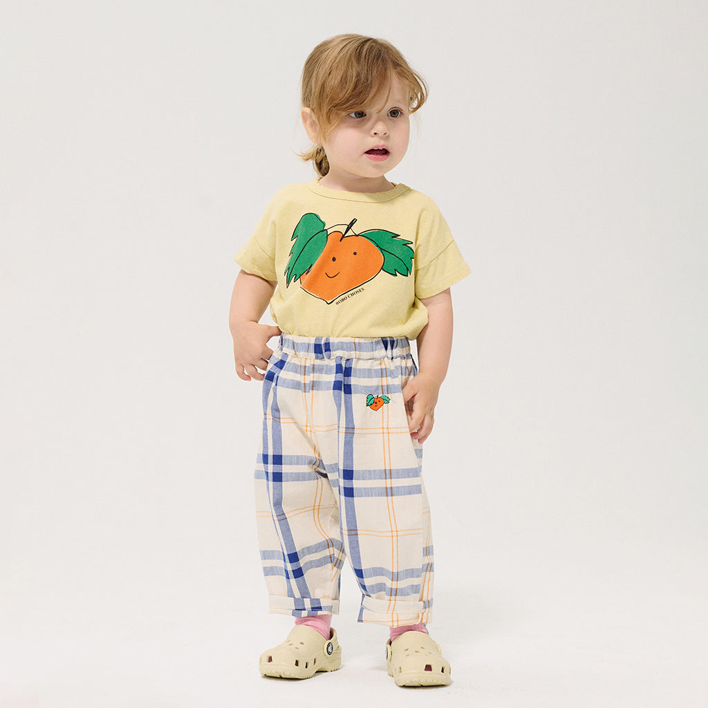 Bobo Choses Baby T-shirt Curious Turnip Print Yellow