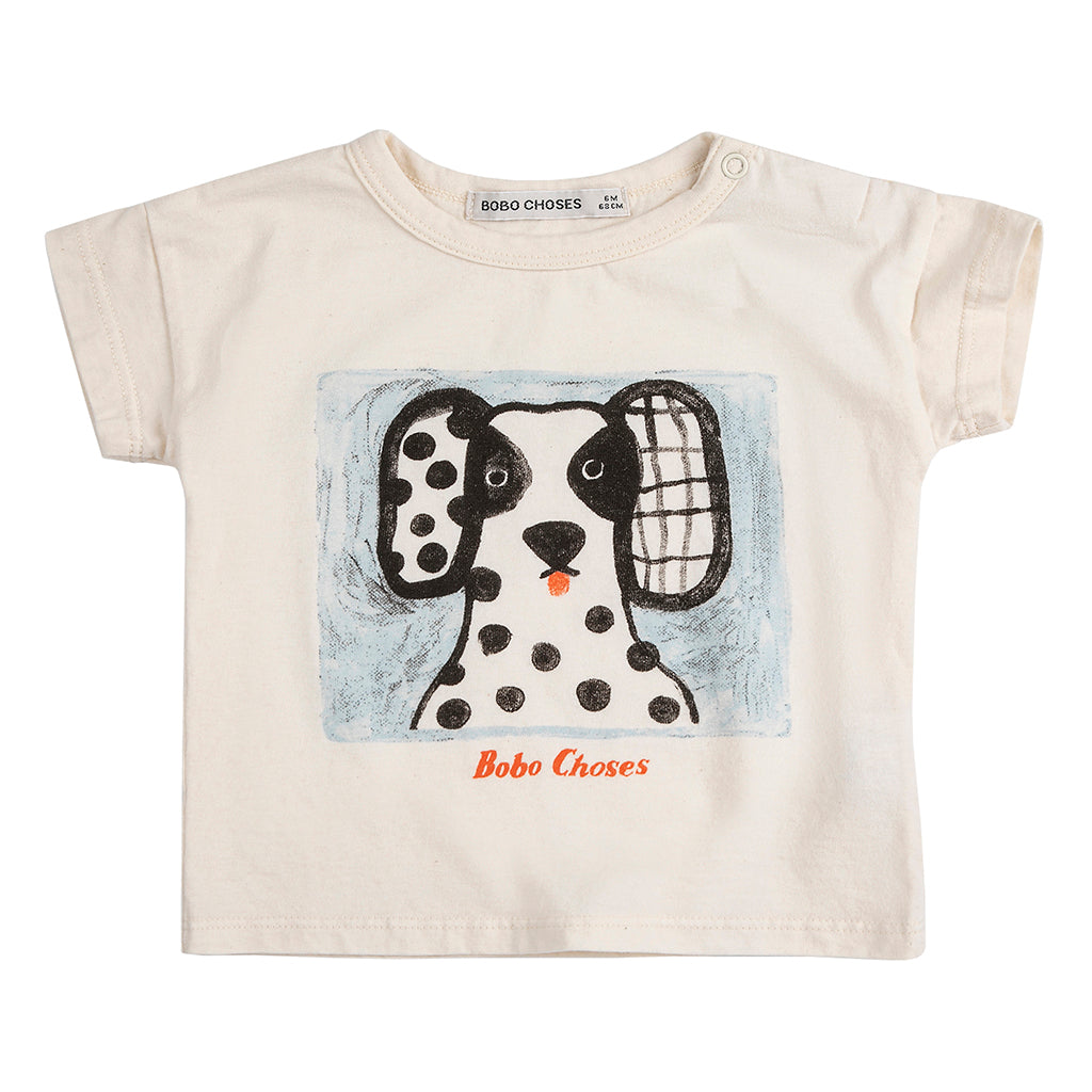 Bobo Choses Baby T-shirt Van Dog Print White