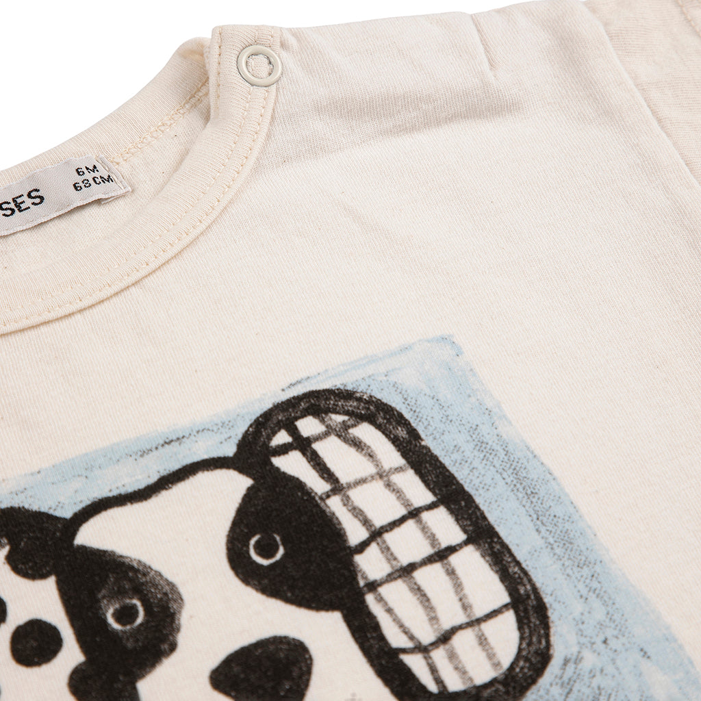Bobo Choses Baby T-shirt Van Dog Print White