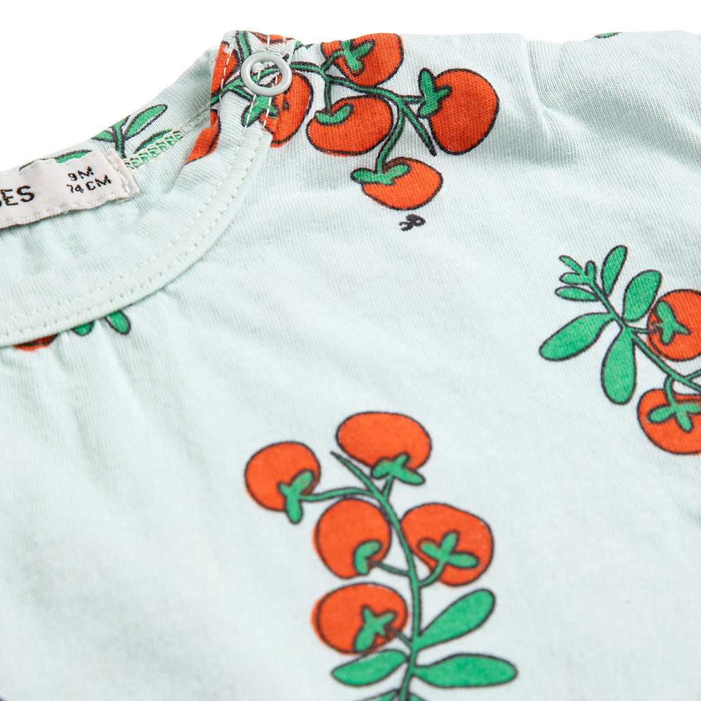 Bobo Choses Baby T-shirt All Over Juicy Tomatoes Print Light Blue
