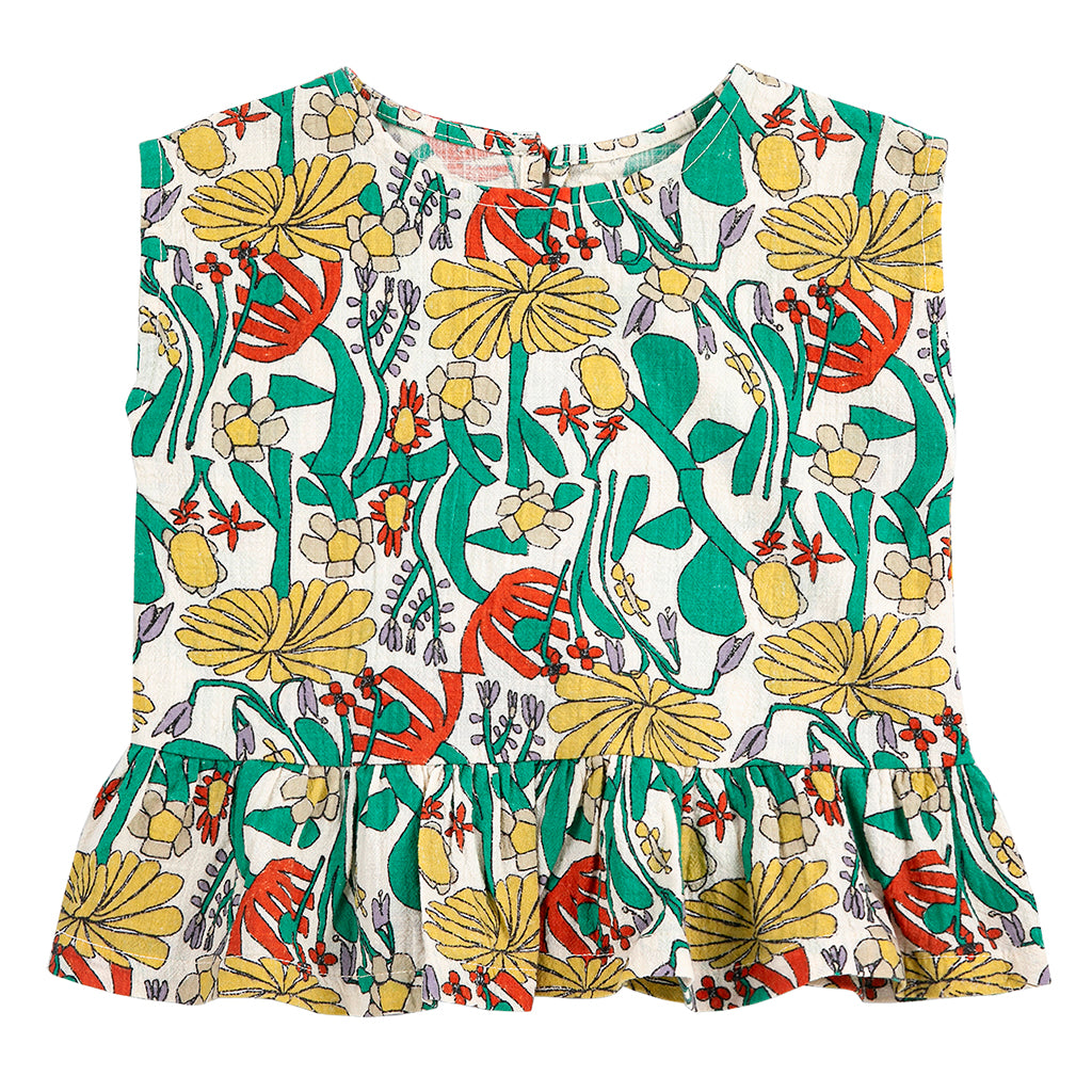 Bobo Choses Baby Blouse All Over Herbalist Print Multicolour