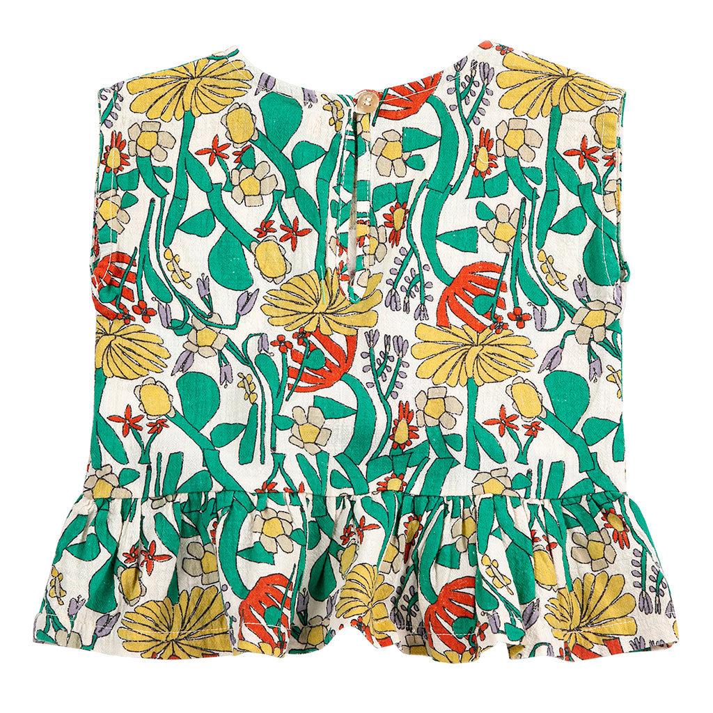 Bobo Choses Baby Blouse All Over Herbalist Print Multicolour