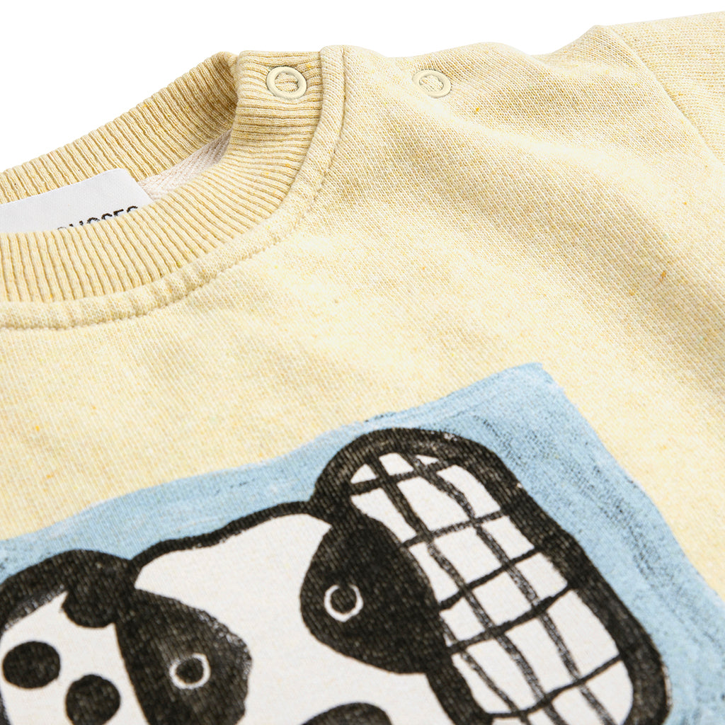 Bobo Choses Baby Sweatshirt Van Dog Print Yellow