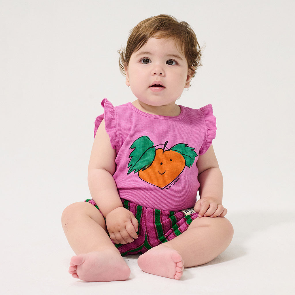 Bobo Choses Baby Terry Cloth Shorts Multicolour Stripes