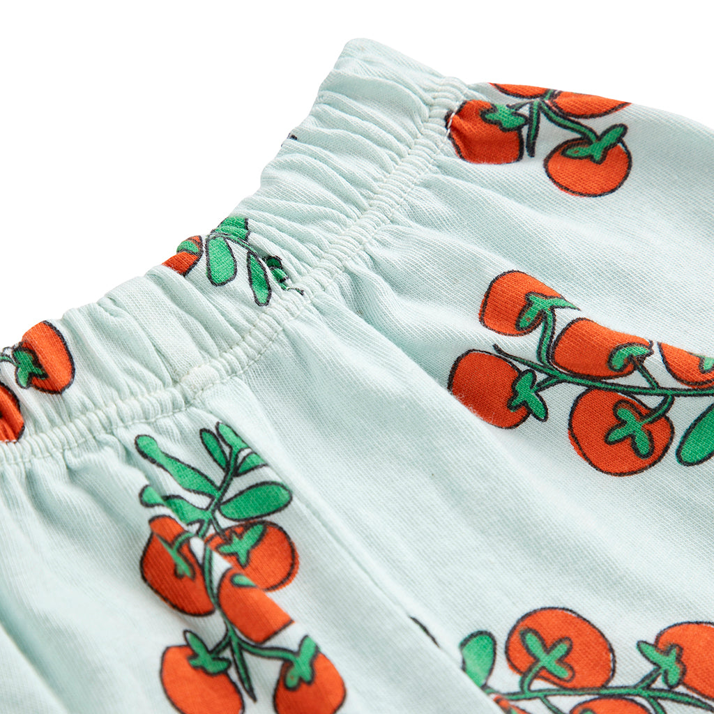 Bobo Choses Baby Shorts All Over Juicy Tomatoes Print Light Blue