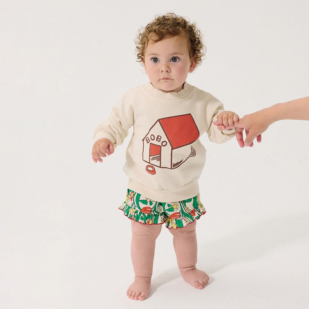 Bobo Choses Baby Shorts All Over Herbalist Print Multicolour