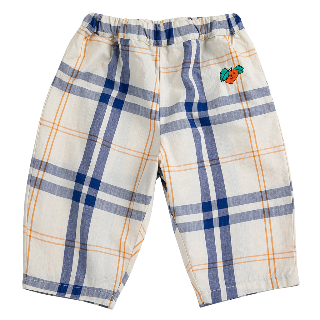 Bobo Choses Baby Pants Fun Tartan Print Multicolour