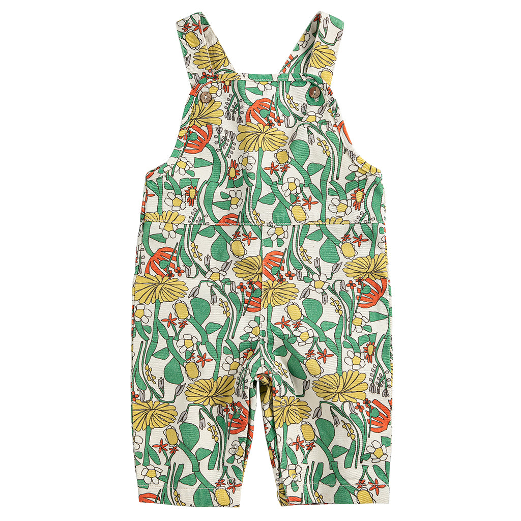 Bobo Choses Baby Overalls All Over Herbalist Print Multicolour