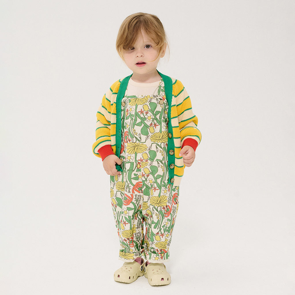Bobo Choses Baby Overalls All Over Herbalist Print Multicolour