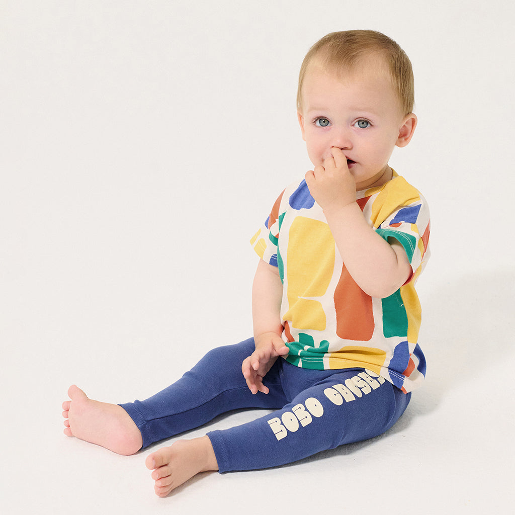 Bobo Choses Baby T-shirt All Over Colours Print Multicolour