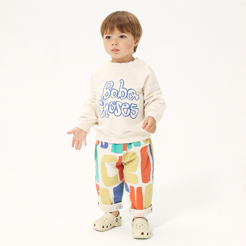 Bobo Choses Baby Pants All Over Colours Print Multicolour