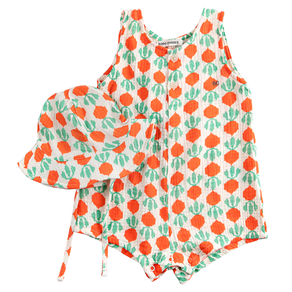 Bobo Choses Baby Two Piece Gift Set Cool Radish Print Red