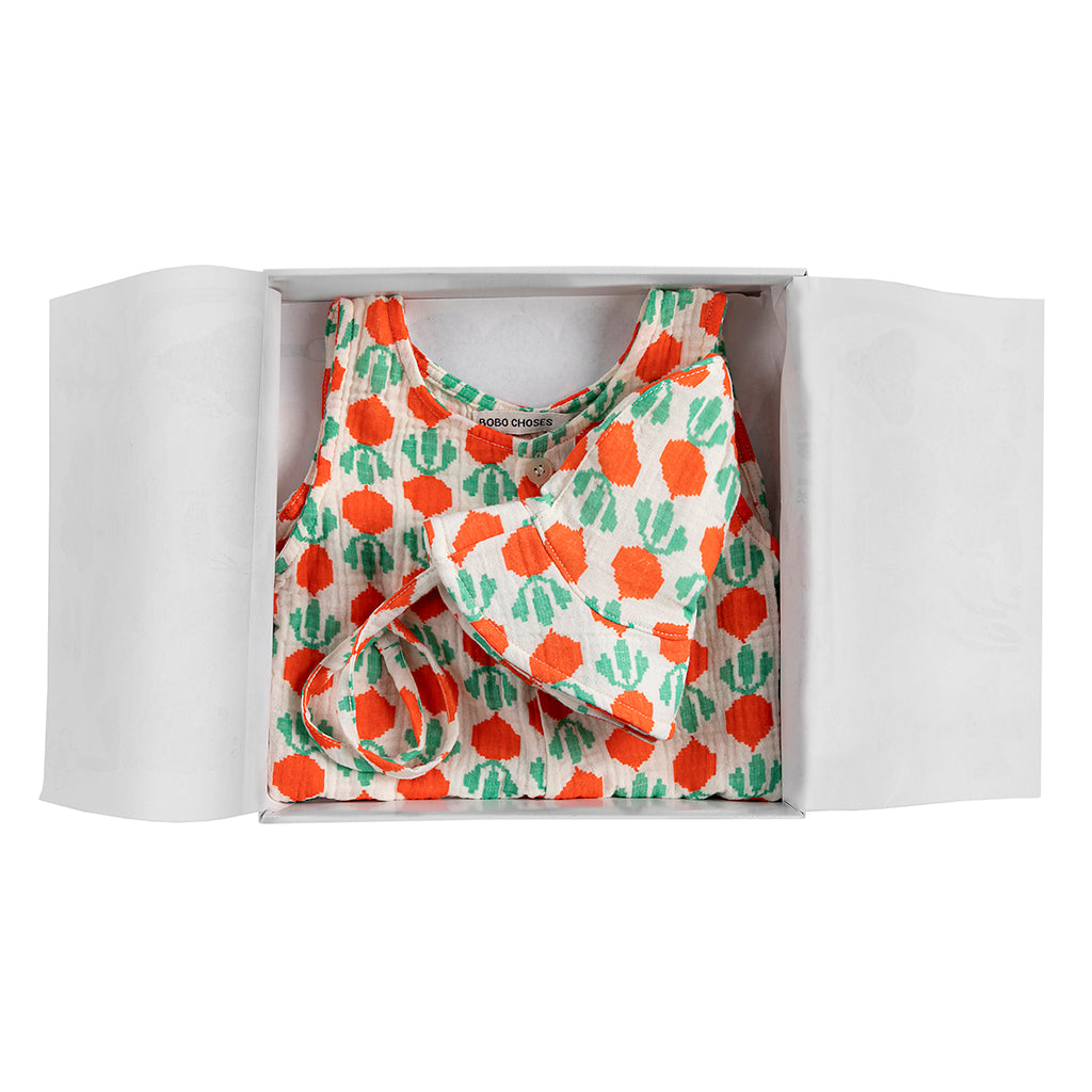 Bobo Choses Baby Two Piece Gift Set Cool Radish Print Red