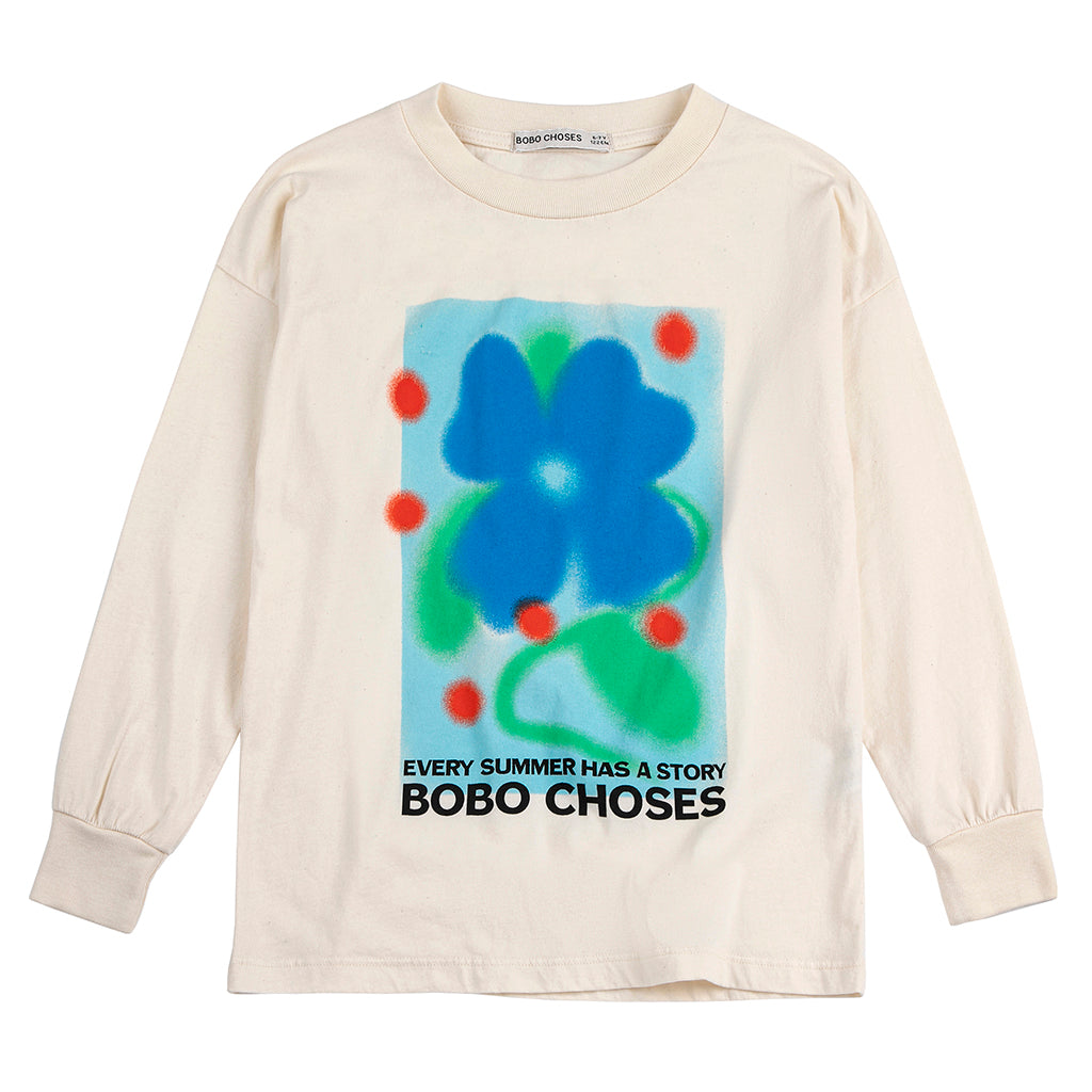 Bobo Choses Child T-shirt Summer Story Print White