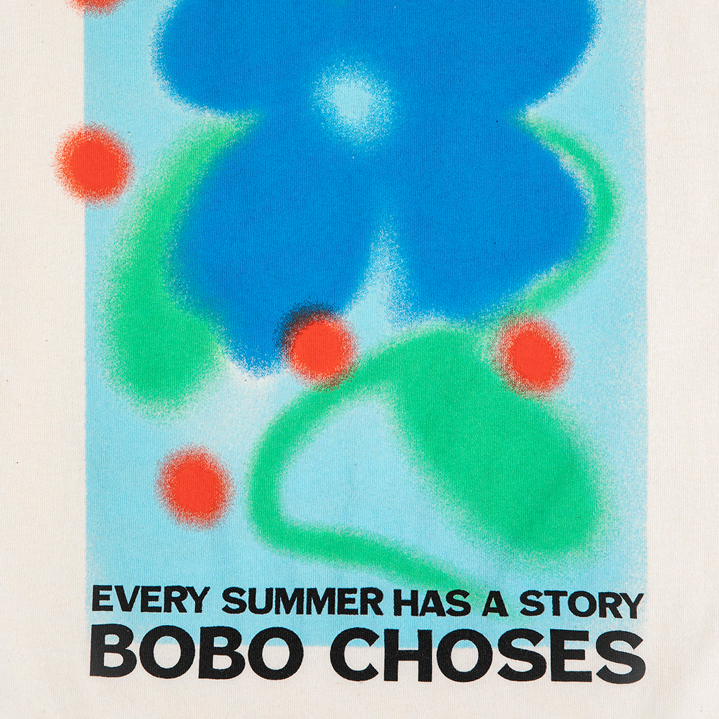 Bobo Choses Child T-shirt Summer Story Print White