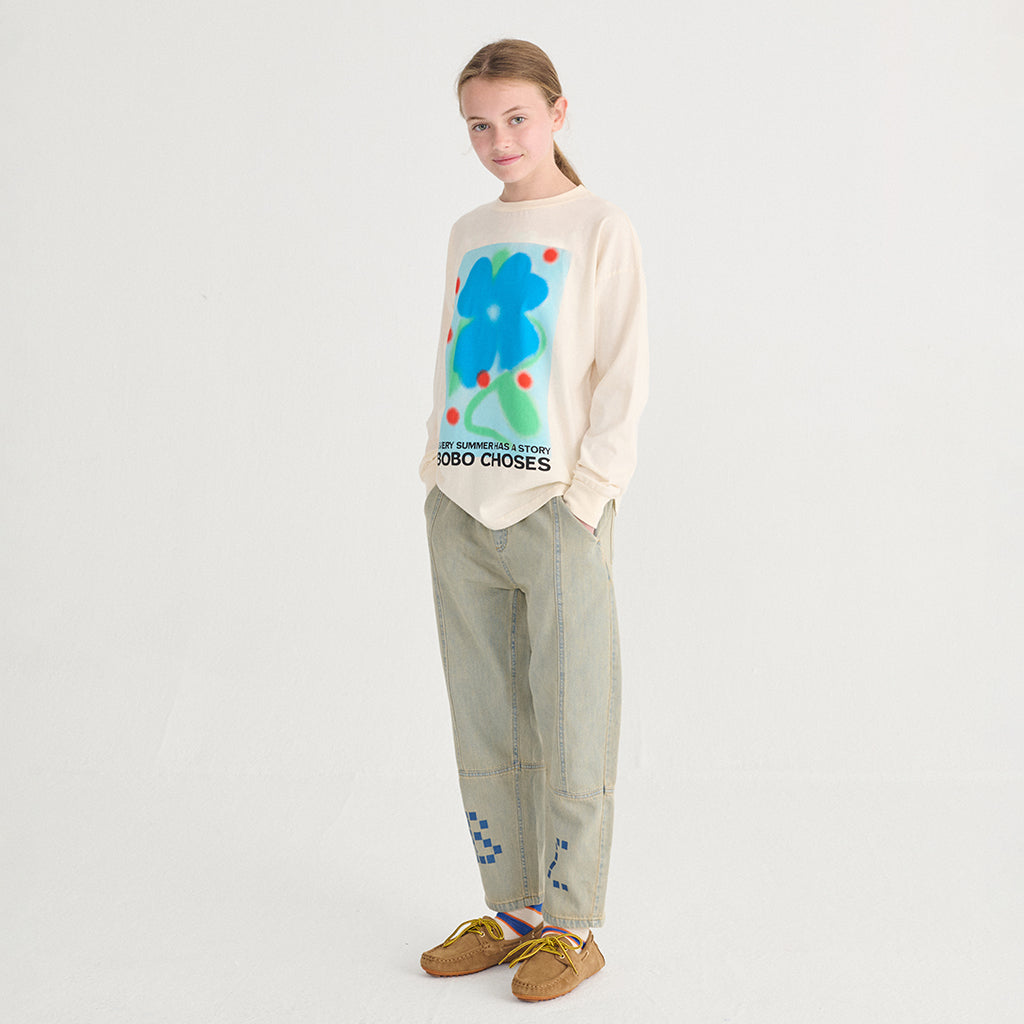 Bobo Choses Child T-shirt Summer Story Print White