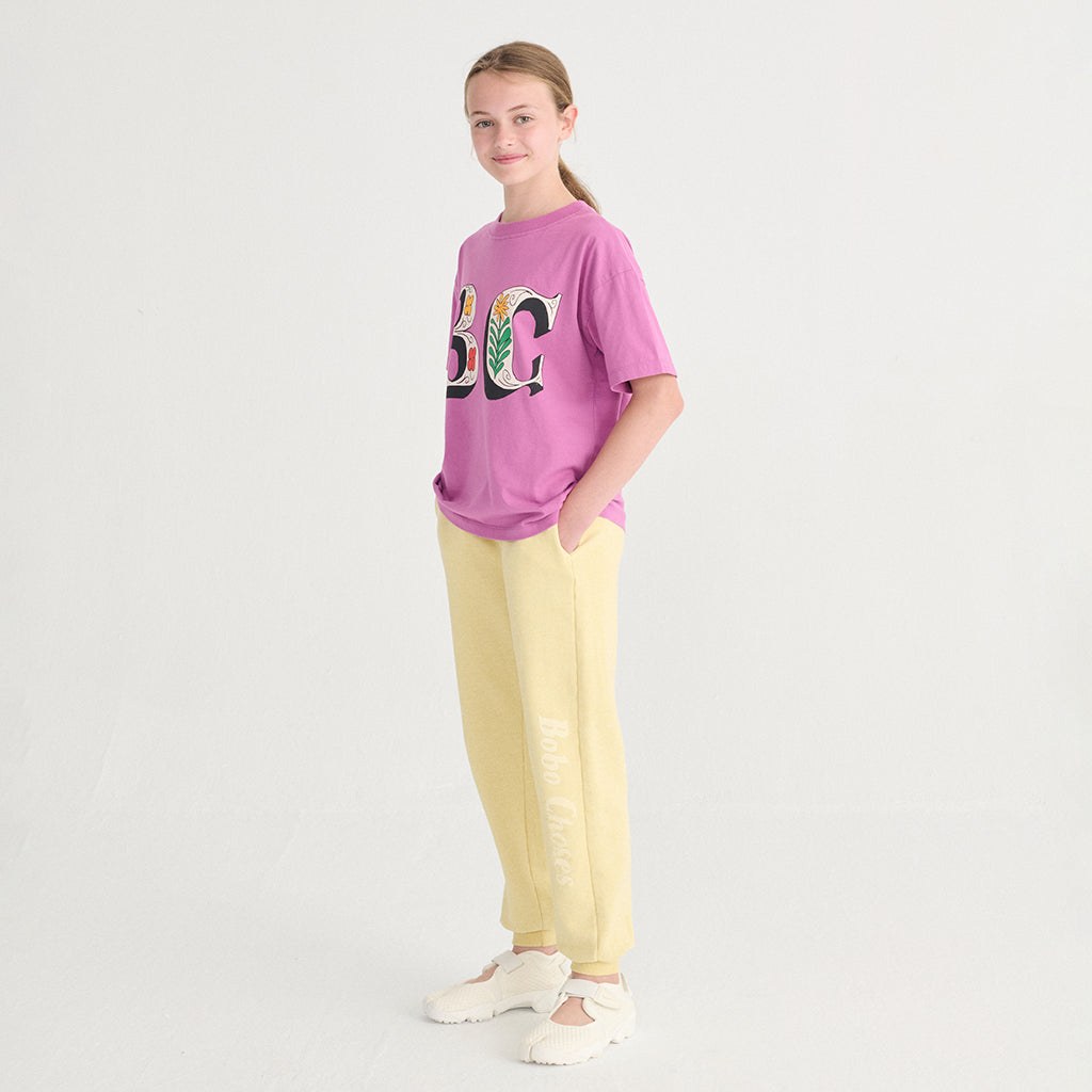 Bobo Choses Child T-shirt Spring Letters Print Purple