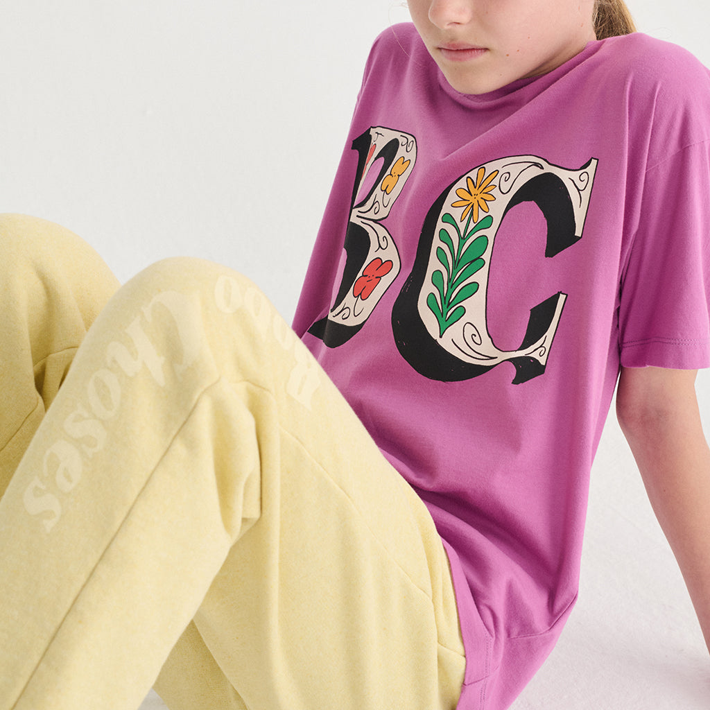 Bobo Choses Child T-shirt Spring Letters Print Purple