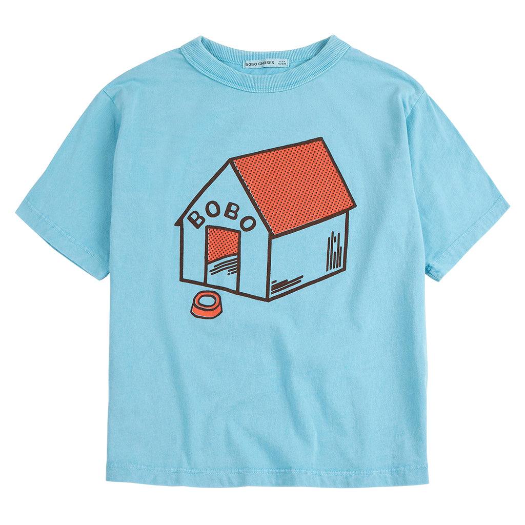 Bobo Choses Child T-shirt Pickles Is At Home Print Light Blue