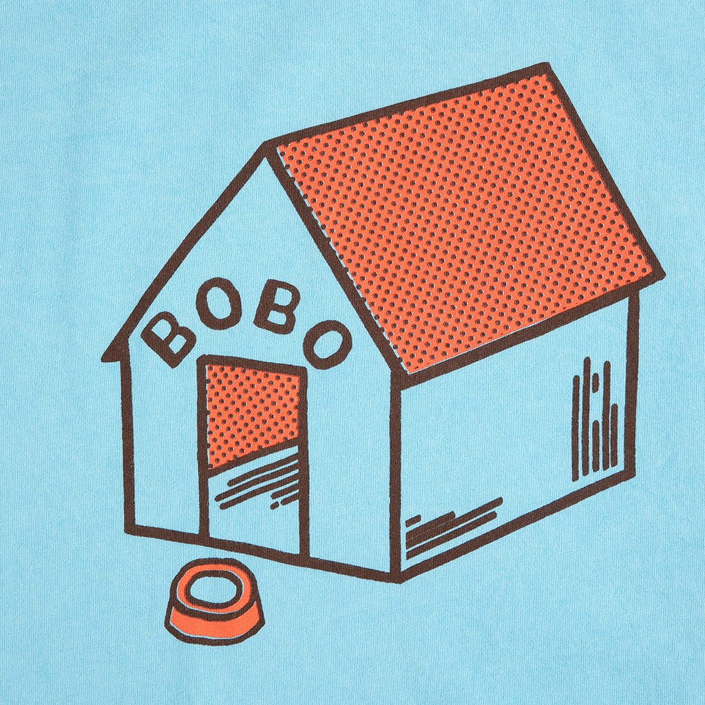 Bobo Choses Child T-shirt Pickles Is At Home Print Light Blue