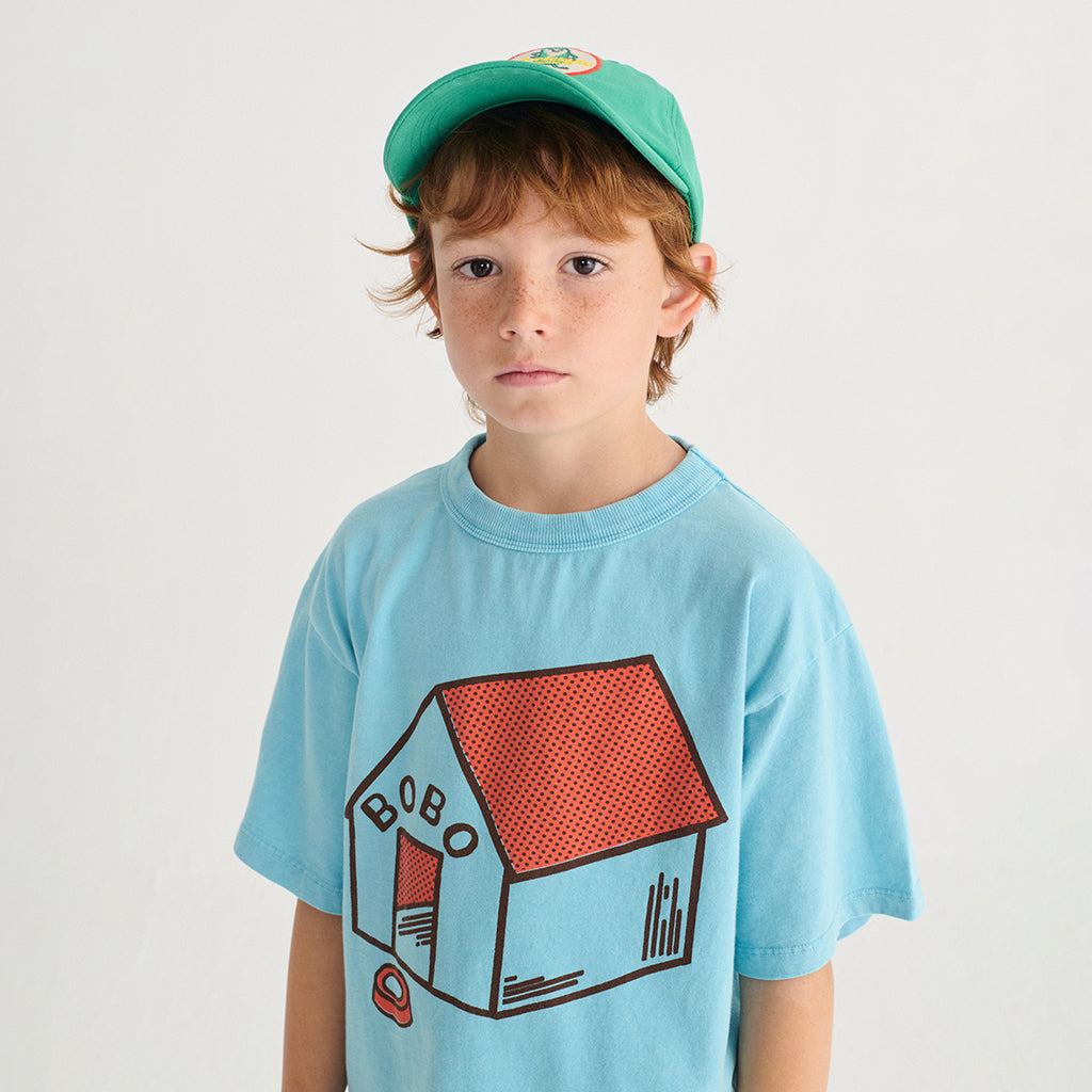 Bobo Choses Child T-shirt Pickles Is At Home Print Light Blue