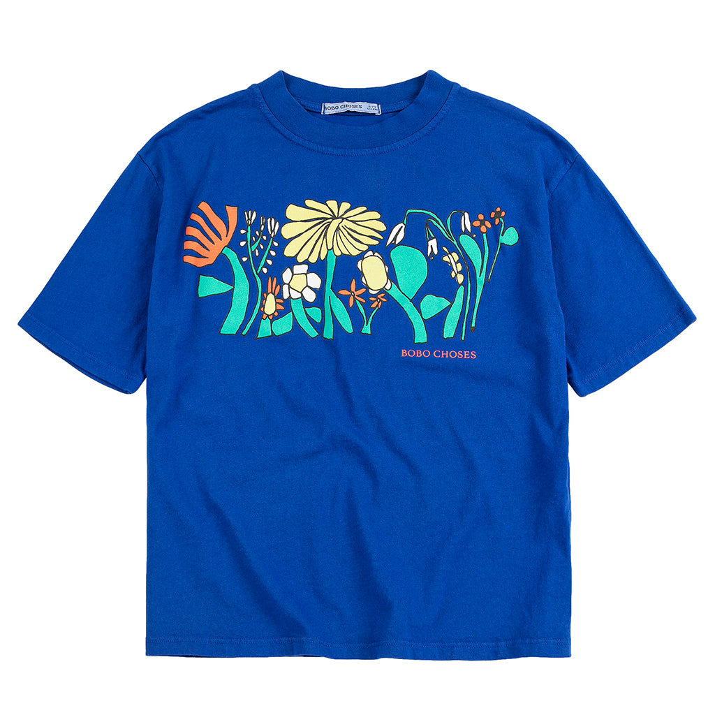 Bobo Choses Child Oversized T-shirt Herbalist Print Midnight Blue