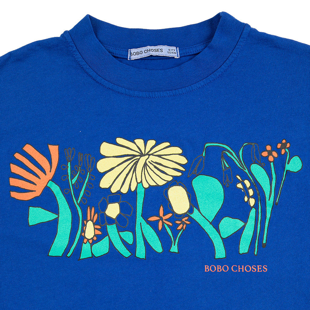 Bobo Choses Child Oversized T-shirt Herbalist Print Midnight Blue