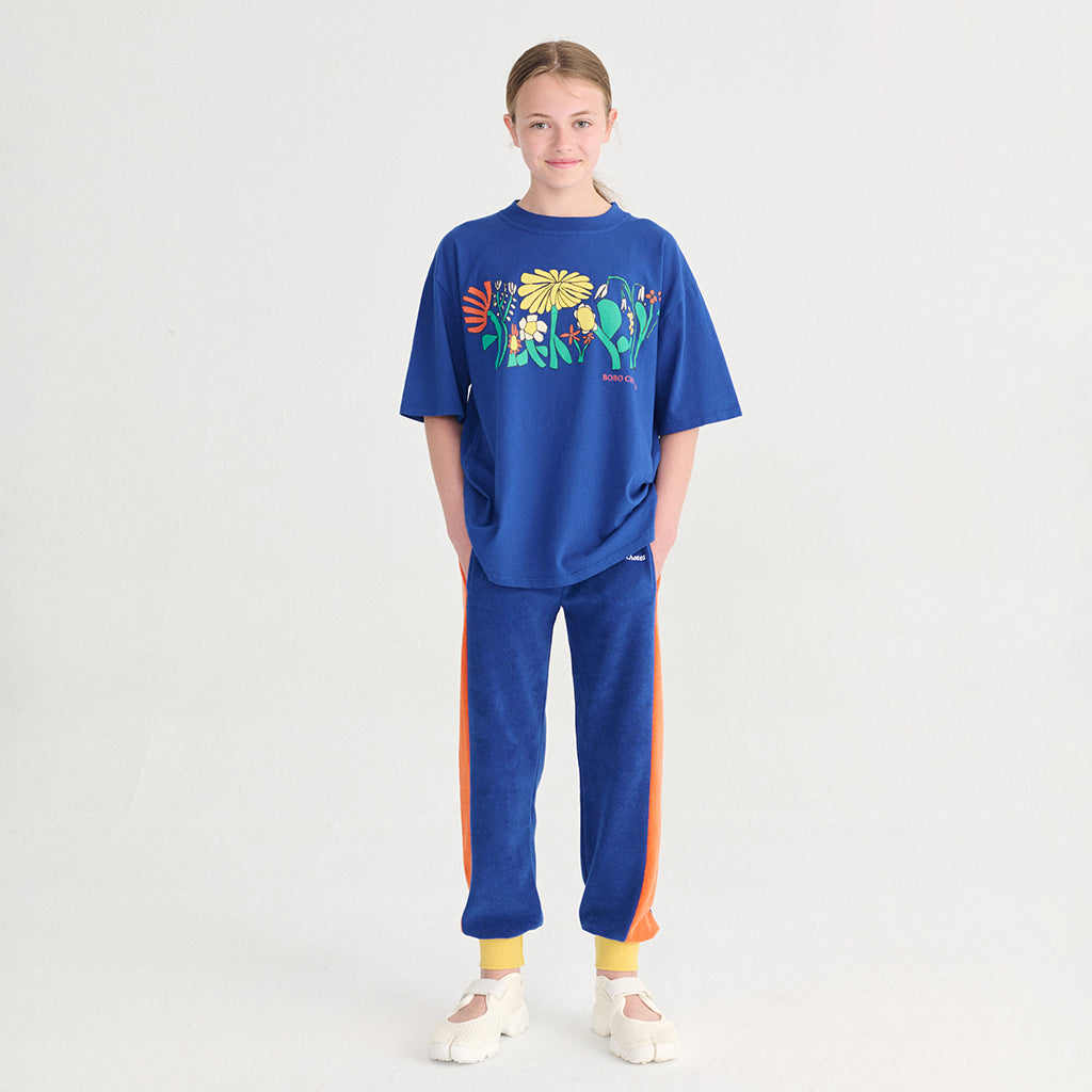 Bobo Choses Child Oversized T-shirt Herbalist Print Midnight Blue
