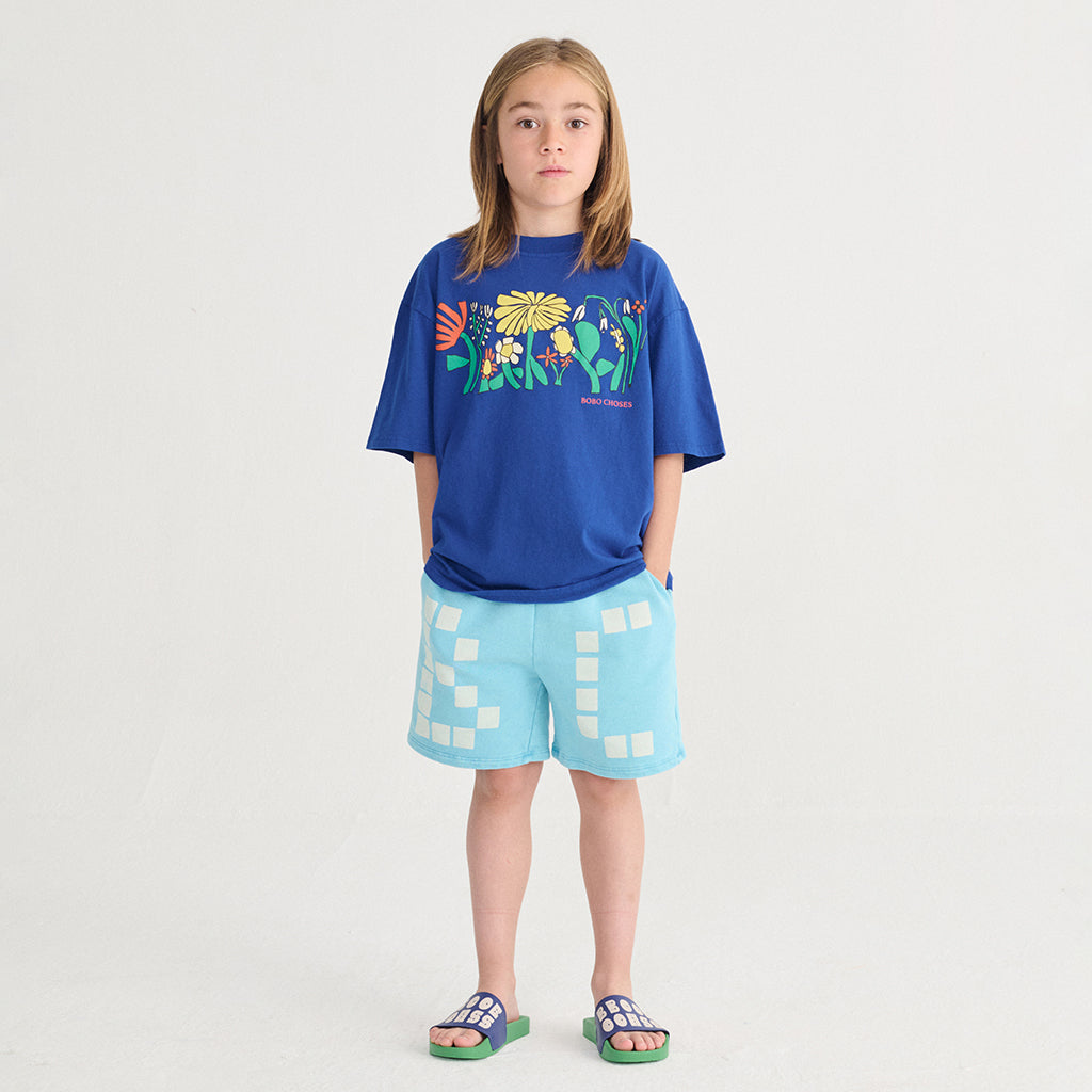 Bobo Choses Child Oversized T-shirt Herbalist Print Midnight Blue