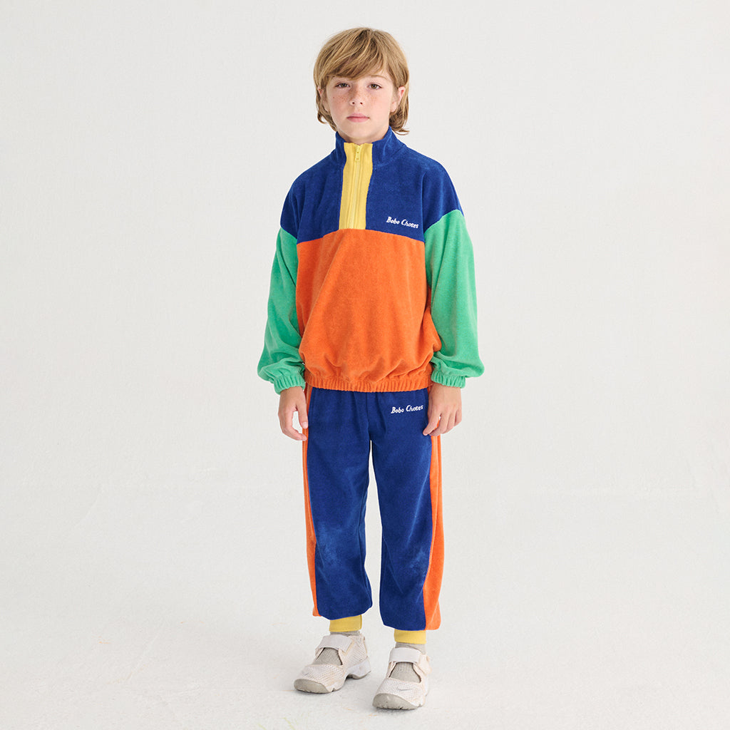 Bobo Choses Child Zipped Sweatshirt Multicolour Colour Block