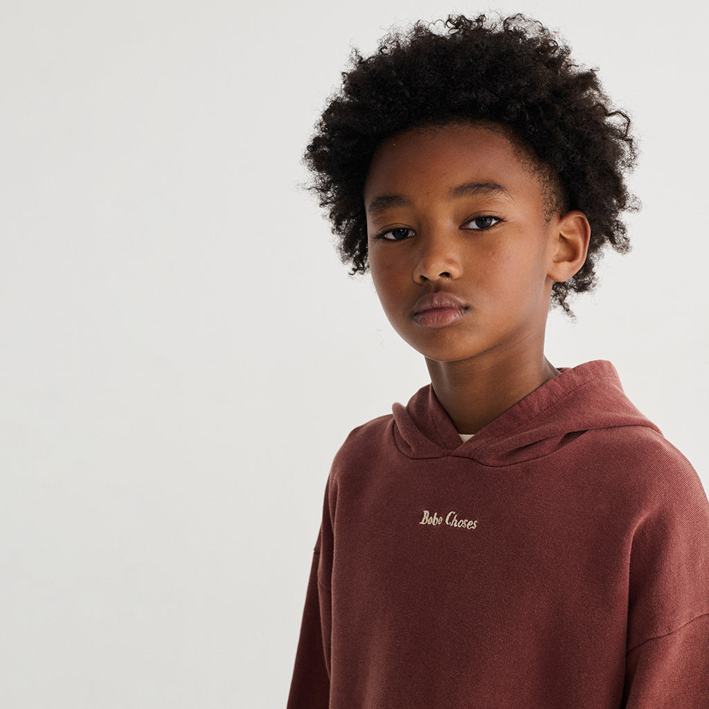 Bobo Choses Child Hooded Sweatshirt Brown