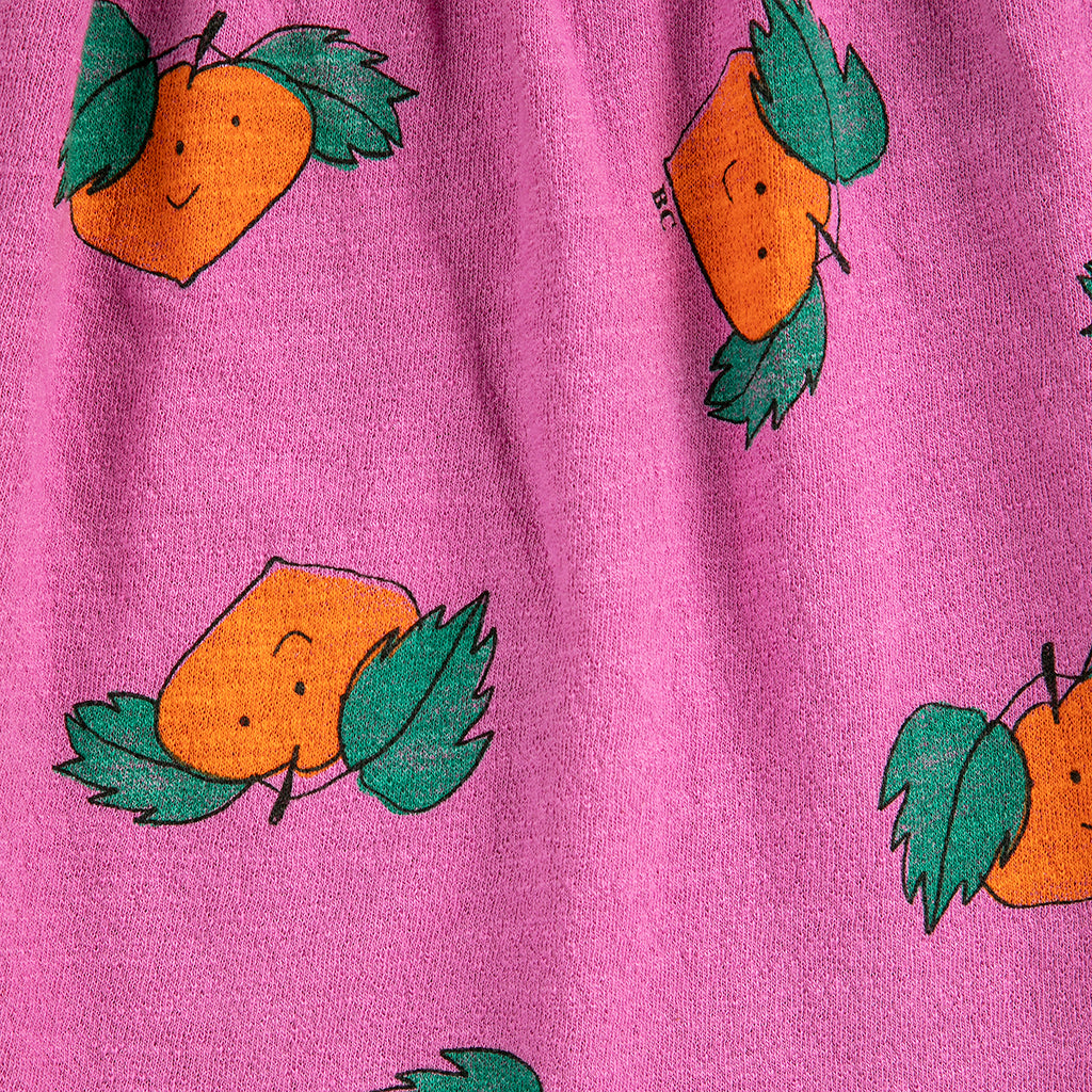 Bobo Choses Child Dress All Over Tangerine Print Purple