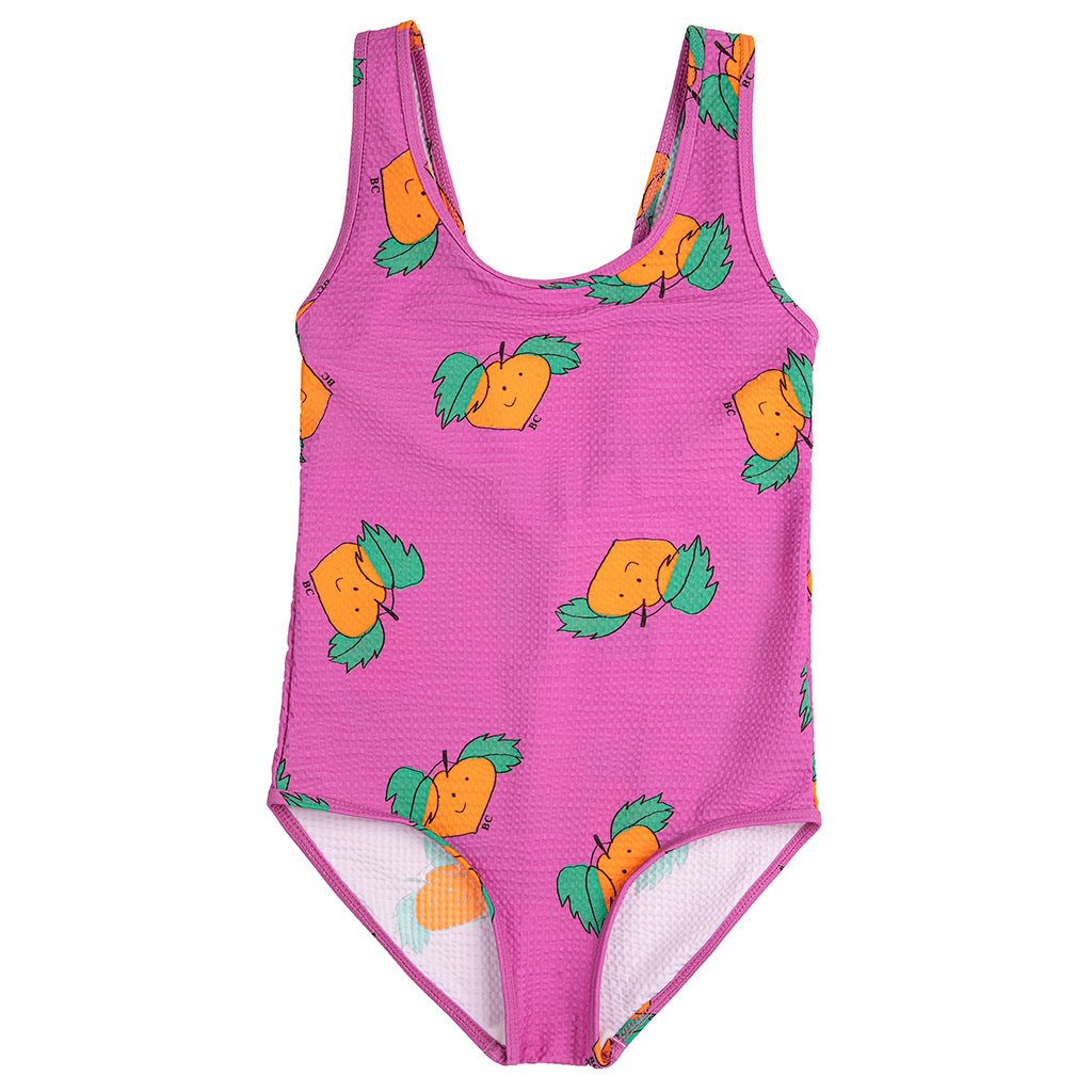 Bobo Choses Child Swimsuit All Over Tangerine Print Purple