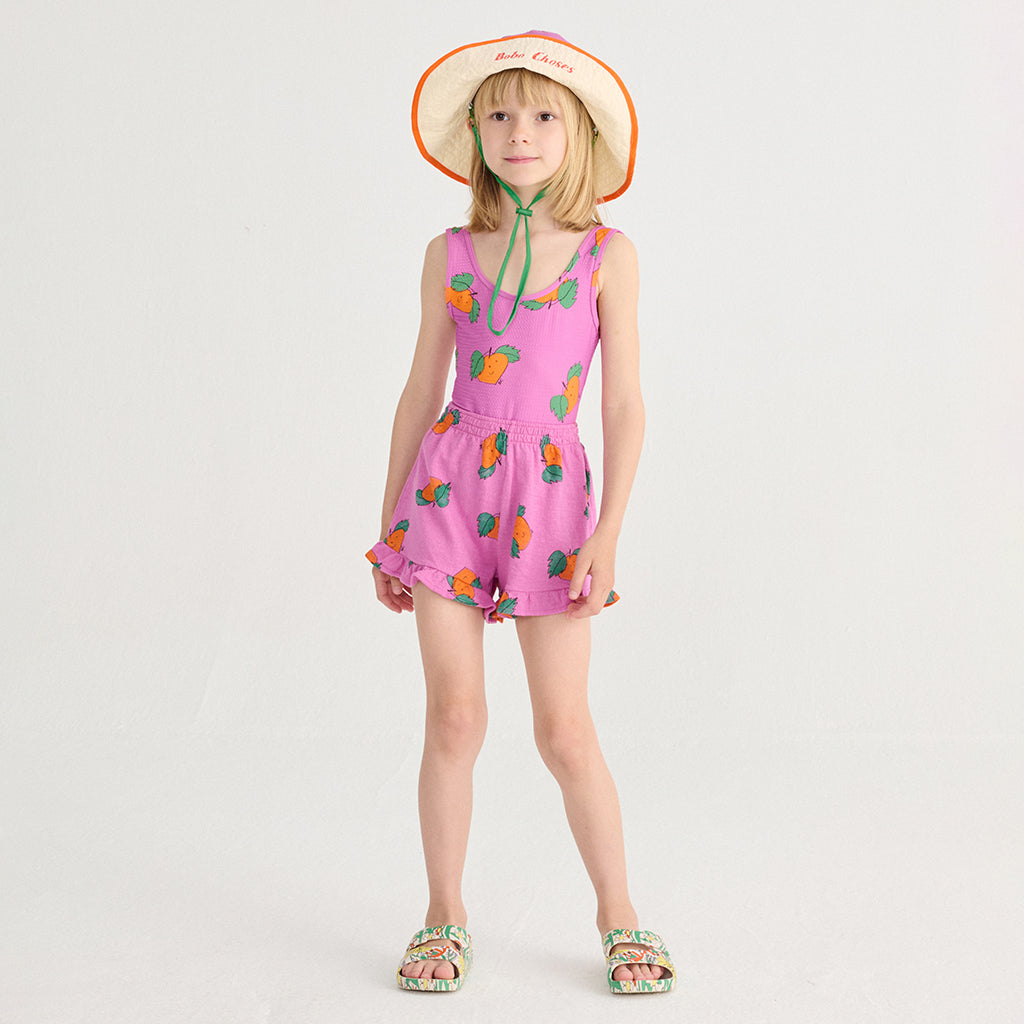 Bobo Choses Child Swimsuit All Over Tangerine Print Purple