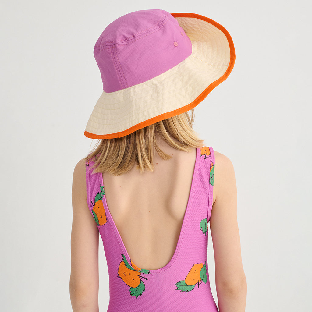 Bobo Choses Child Swimsuit All Over Tangerine Print Purple