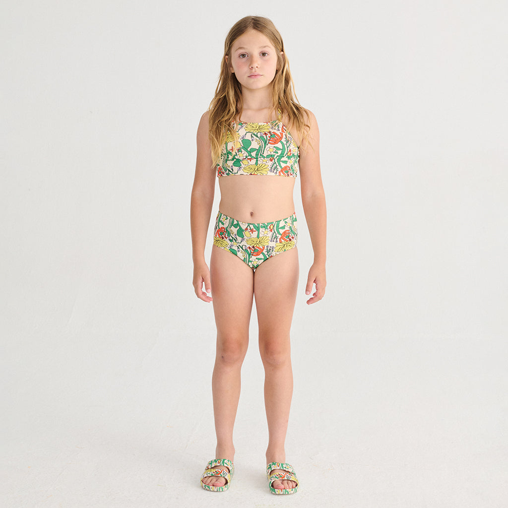 Bobo Choses Child Swimsuit All Over Herbalist Print Multicolour