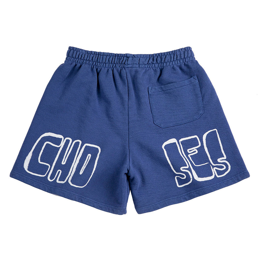 Bobo Choses Child Bermuda Shorts Logo Print Navy Blue