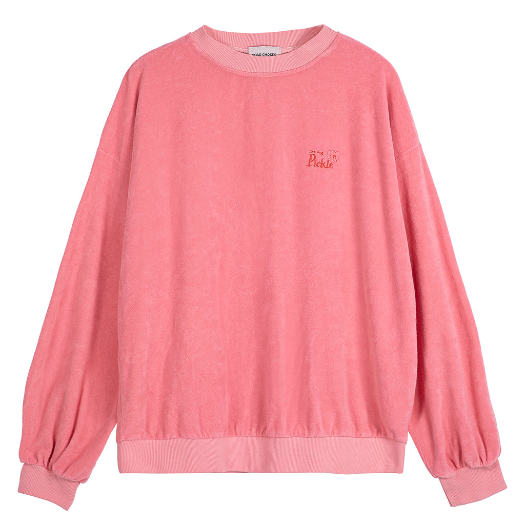 Bobo Choses Woman Terry Sweatshirt Pink