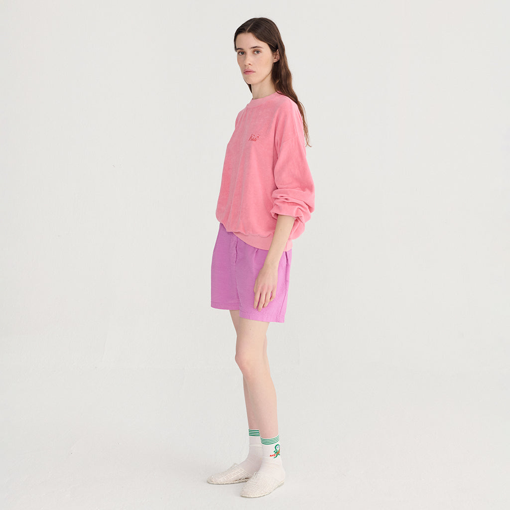 Bobo Choses Woman Terry Sweatshirt Pink